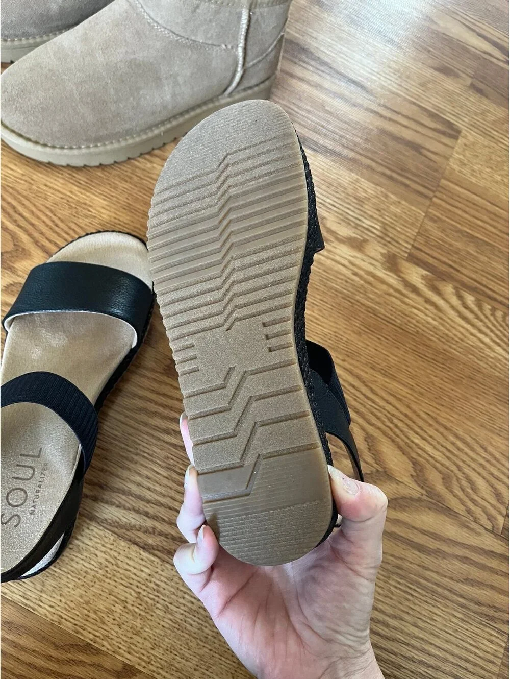 Women’s Perfect Cloud boots and Soul Naturalizer sandals (Size 7)